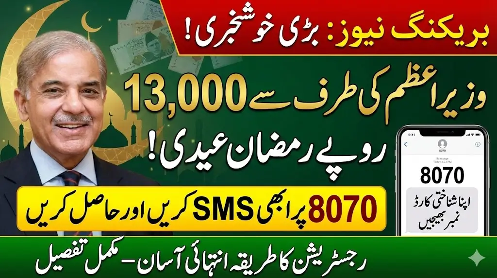 Government Announces Rs. 13,000 Cash Assistance Under 8070 Ramzan Relief Package – Complete Details
