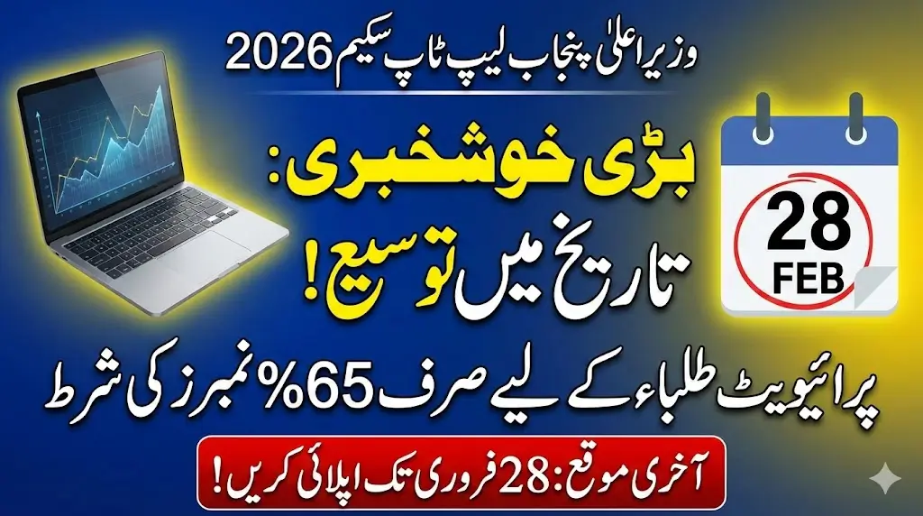 CM Punjab Laptop Scheme 2026: Extended Deadline, Eligibility, and Complete Application Guide