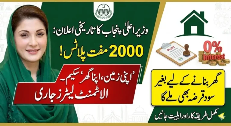 CM Punjab 2,000 Free Plot Scheme Explained: Complete Guide to Eligibility, Application Process, Benefits & Interest-Free Home Loans