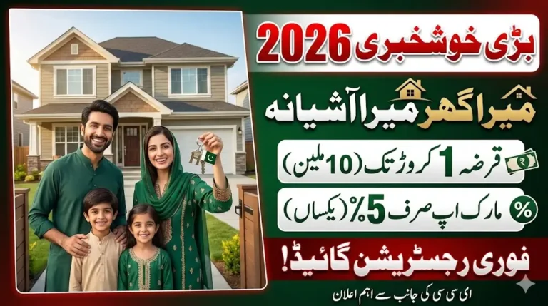 Big Good News 2026: ECC Approves Revised Features of “Mera Ghar Mera Aashiyana” Scheme – Loans Up to 10 Million at 5% Markup | Important Announcement & Immediate Registration Guide