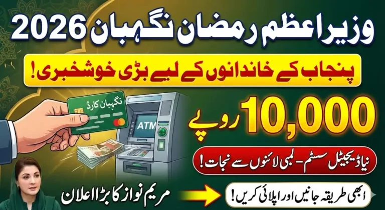 PM Ramzan Nigehban 2026: How Punjab Families Can Receive Rs. 10,000 Through the New Digital ATM Relief System