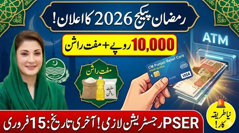 CM Punjab Ramadan Relief Package 2026: PSER Registration, ATM Card, and Rs. 10,000 Aid
