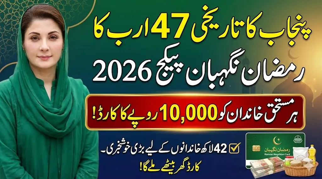 Punjab’s Rs. 47 Billion Ramzan Negahban Package 2026: Complete Eligibility, Card Process, Benefits & Step-by-Step Guide for 4.2 Million Families