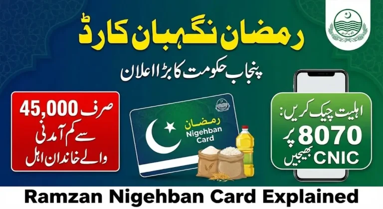 Ramzan Nigehban CardExplained: Who Qualifies and How Families Can Enroll