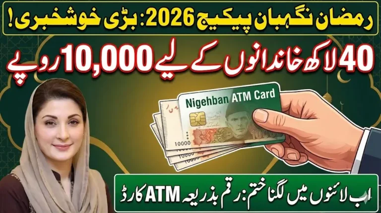 Ramzan Nigehban Eligibility Check 2026: How 4 Million Punjab Families Will Receive Rs. 10,000 via ATM Card