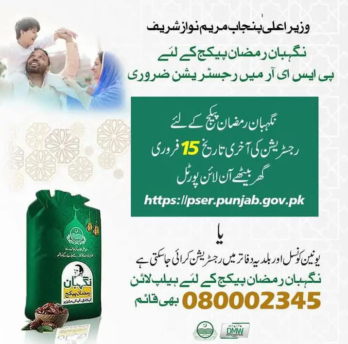 CM Punjab Rashan Card 2026 Online Registration Through PSER Survey