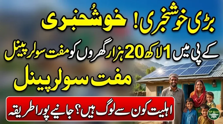 Government to Install Free Solar Panels in 120,000 Homes – Who Will Qualify for the New KP Solar Scheme 2026?